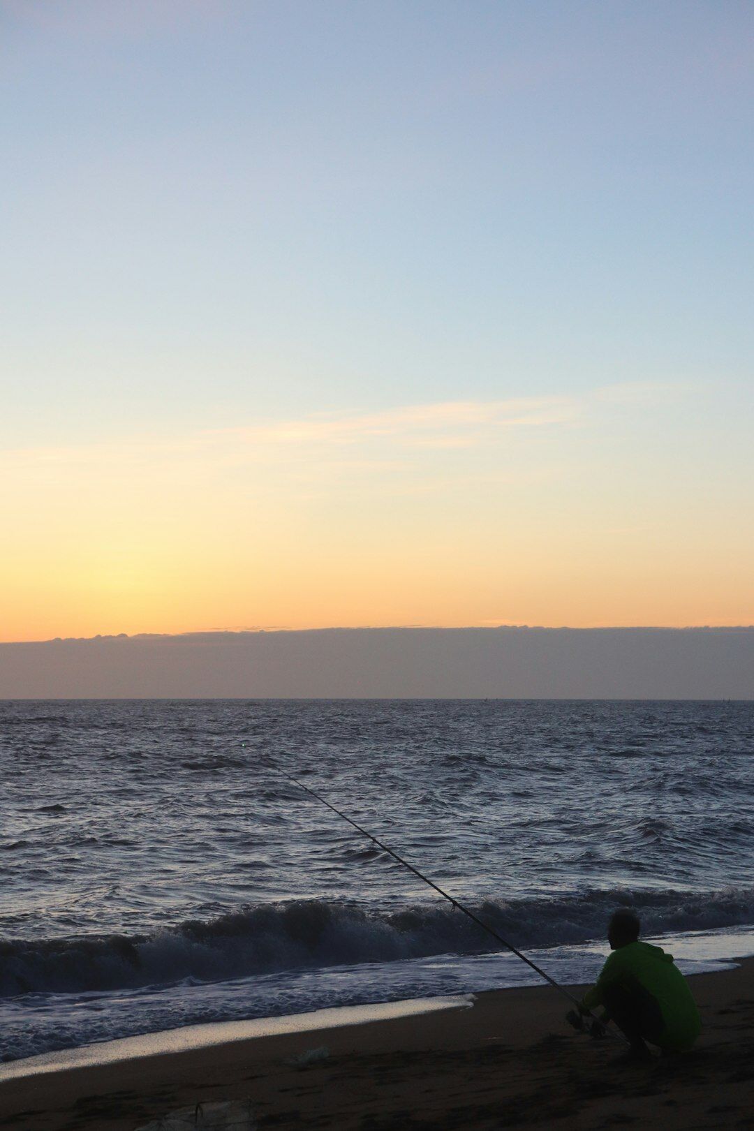 chilean fisherman at dawn